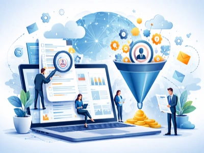 Intent data and whitepapers used in B2B marketing to identify and target high-intent prospects.