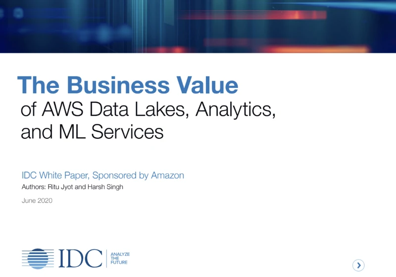 Business, Value, AWS, Data, Lakes, Analytics, ML Services