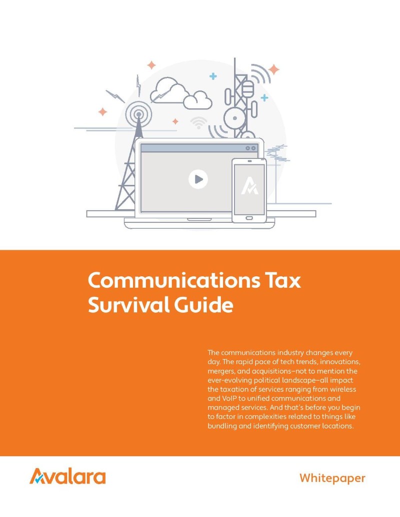 White paper - Communications Tax Survival Guide