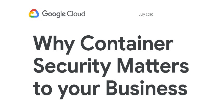 eBook - Why Container Security Matters to your Business