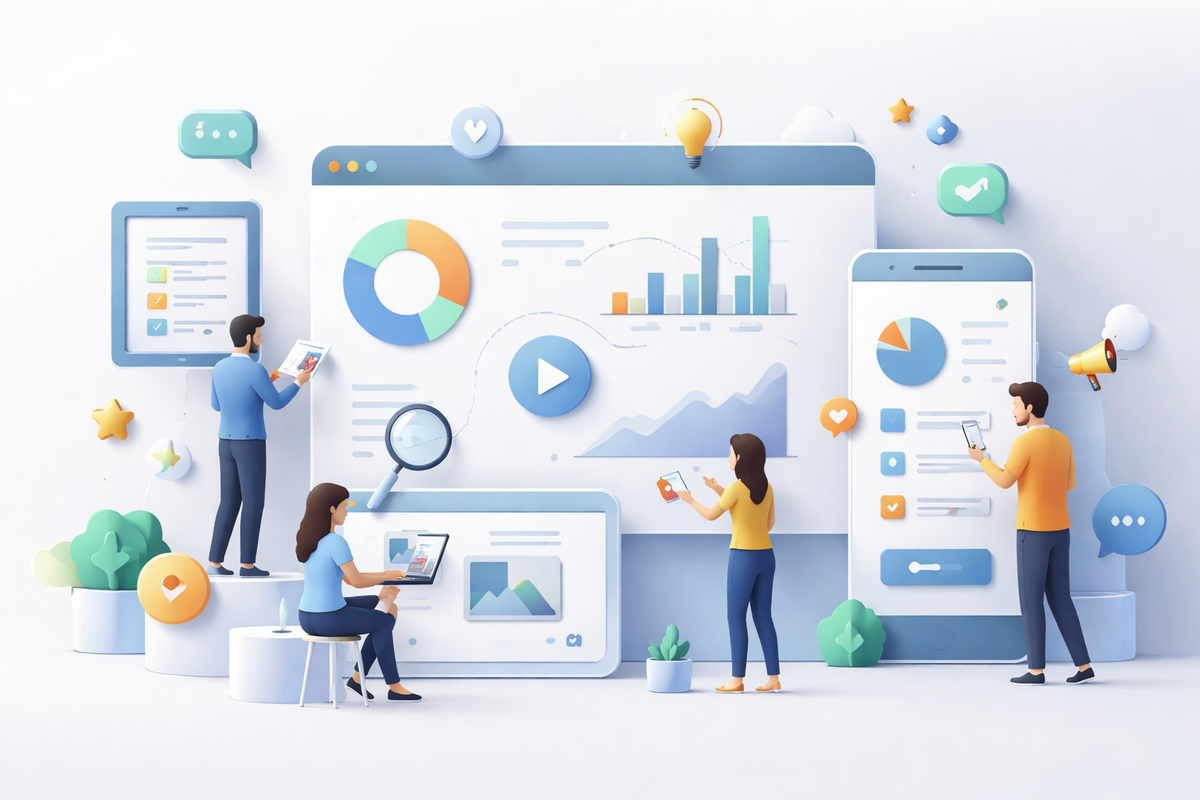 Interactive enterprise content driving lead generation