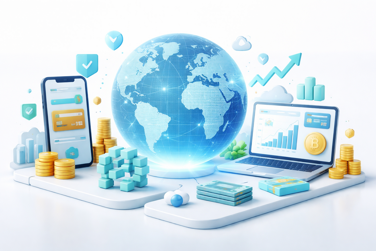 Embedded finance platform integrating payments and financial services in digital apps