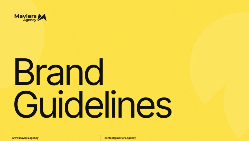 Brand Guidelines showcasing standards for consistent brand identity and visual design.