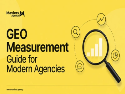 Mavlers GEO Measurement Guide for Modern Agencies with analytics and search performance visualization.