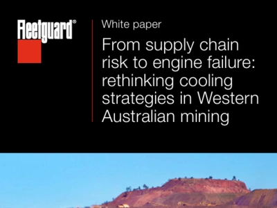 Fleetguard whitepaper on engine cooling strategies and equipment reliability in Western Australian mining