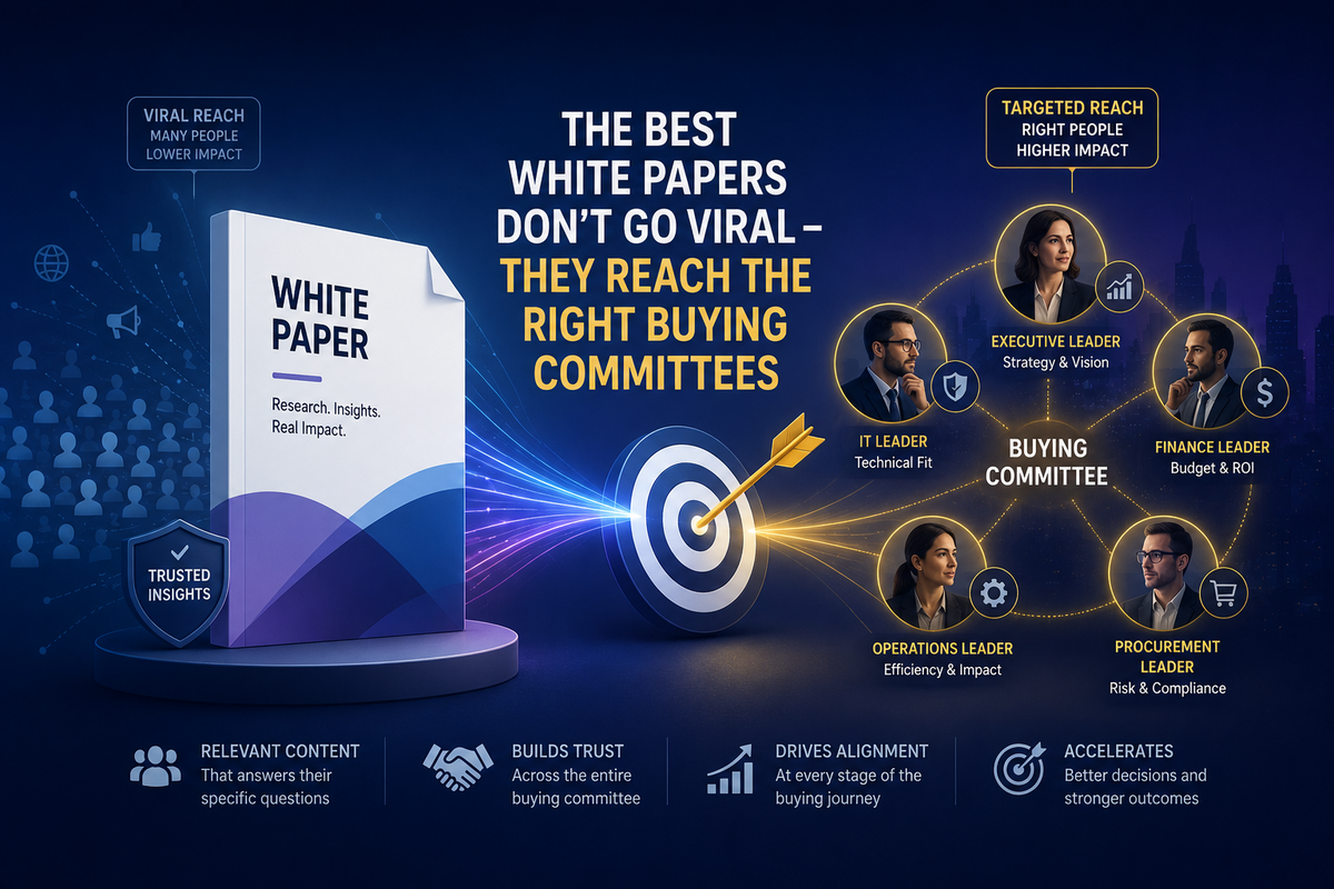 Whitepaper targeting the right B2B buying committee for lead generation